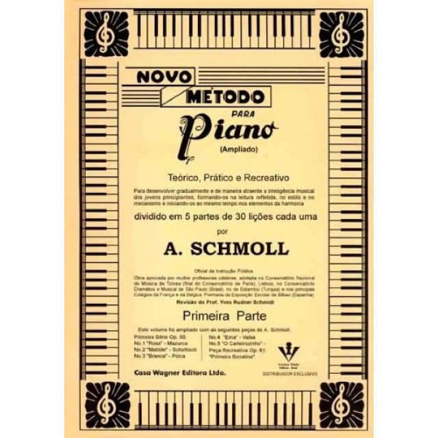 MÉTODO SCHMOLL PARA PIANO VOLUME I