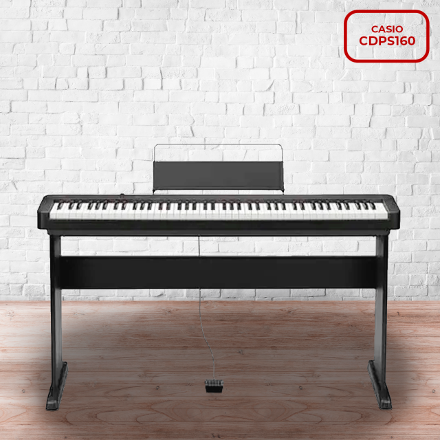 Piano Digital Casio Cdps160 Preto Stage + Estante