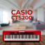 Teclado Musical Casiotone Cts200 Vermelho