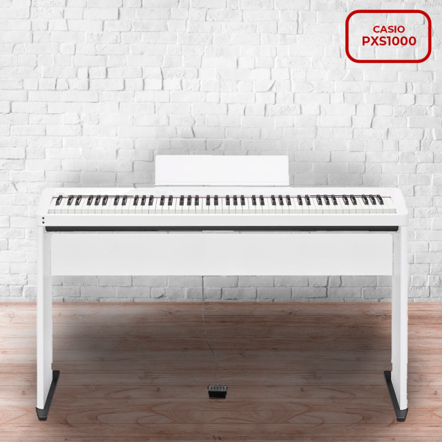 Piano Digital Casio Pxs1000 Branco Privia + Estante