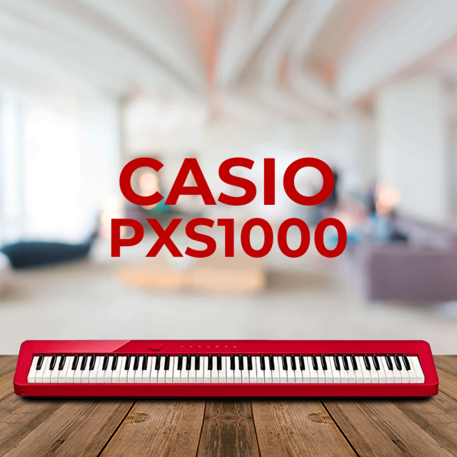 Piano Digital Casio Pxs1000 Vermelho Privia
